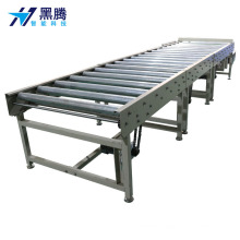 Long power roller conveyor